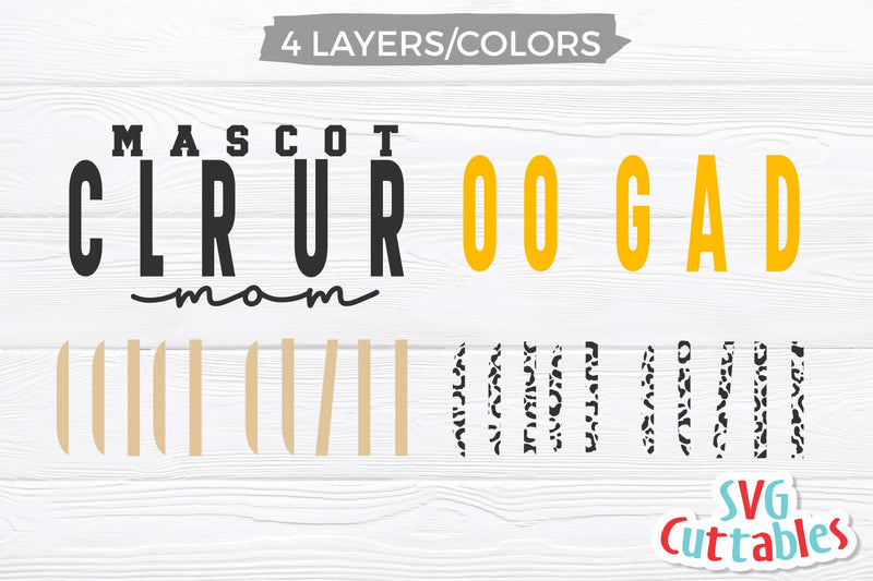 Color Guard SVG | Color Guard Template 006 - So Fontsy