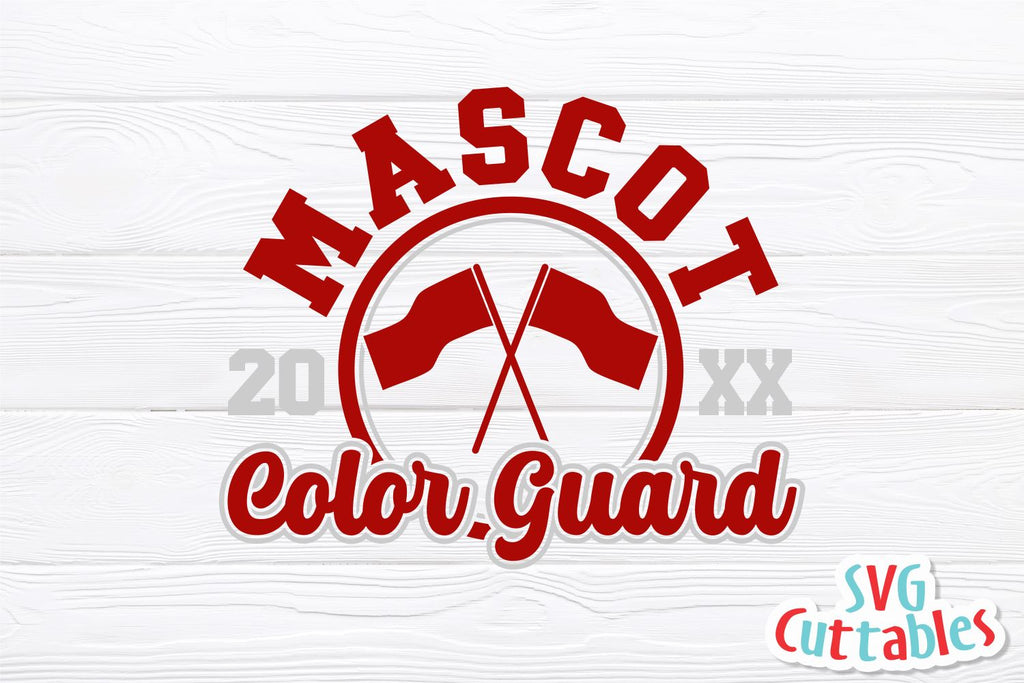 Color Guard SVG | Color Guard Template 008 - So Fontsy