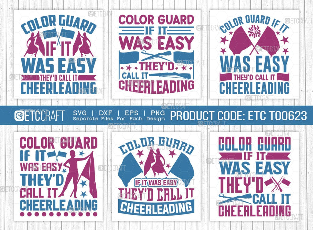 Color Guard They'd Call It Cheerleading SVG Bundle, Marching Band Svg ...