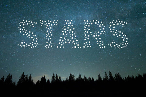 Color Stars Font Font ampersand 