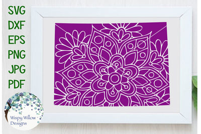 Colorado Mandala SVG Wispy Willow Designs 