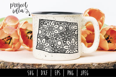 Colorado Mandala Zentangle SVG SavoringSurprises 