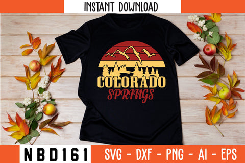 colorado springs T-Shirt Design SVG Nbd161 