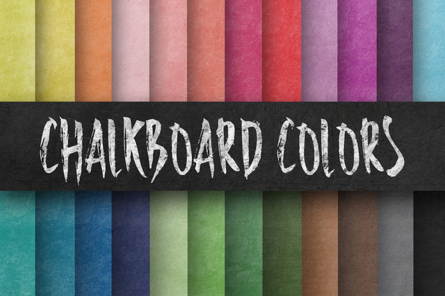Colorful Chalkboard Paper Textures Digital Paper Sublimation Old Market 