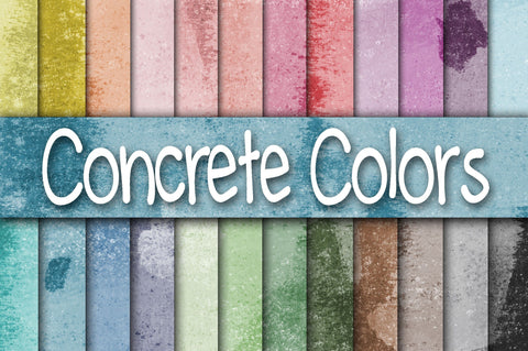 Colorful Concrete Wall Textures Digital Paper Sublimation Old Market 