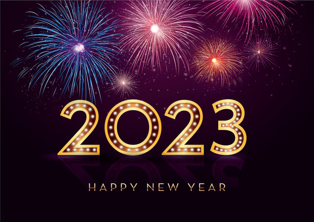 Colorful Fireworks 2023 New Year SVG naemmiah021 