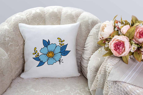 Colorful Flowers svg SVG SmmrDesign 