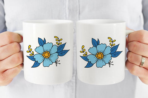 Colorful Flowers svg SVG SmmrDesign 