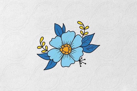 Colorful Flowers svg SVG SmmrDesign 