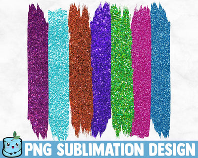 Colorful Glitter Brush Strokes SVG MintyMarshmallows 