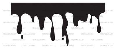 Colorful paint flowing down SVG TribaliumArtSF 