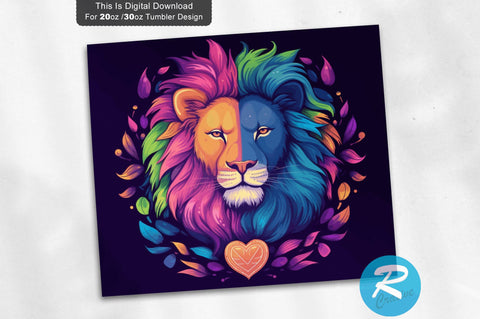 Colorful Pride Love 20 oz / 30 oz Skinny Tumbler Sublimation Regulrcrative 