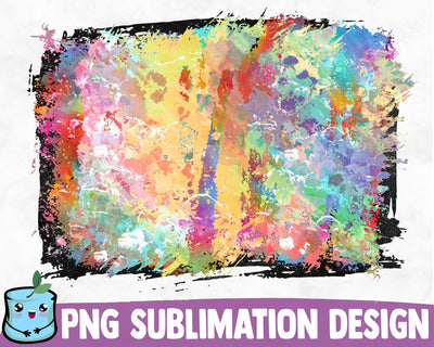 Colorful Splash Sublimation Background SVG MintyMarshmallows 