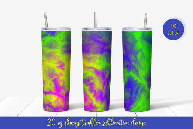 Colorful Tumbler Sublimation Wrap. Bright Abstract Tumbler Design Sublimation LaBelezoka 