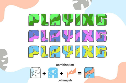 Coloring Font JH-CreativeFont 