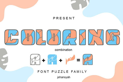 Coloring Font JH-CreativeFont 