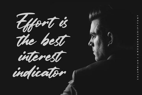 Columbian Modern Handwritten Font Font Balpirick 