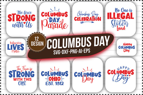 Columbus Day Bundle SVG orpitasn 