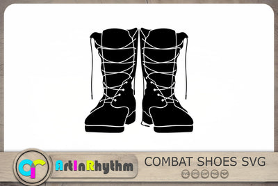 Combat Shoes Svg, Shoes Svg, Soldier Svg SVG Artinrhythm shop 