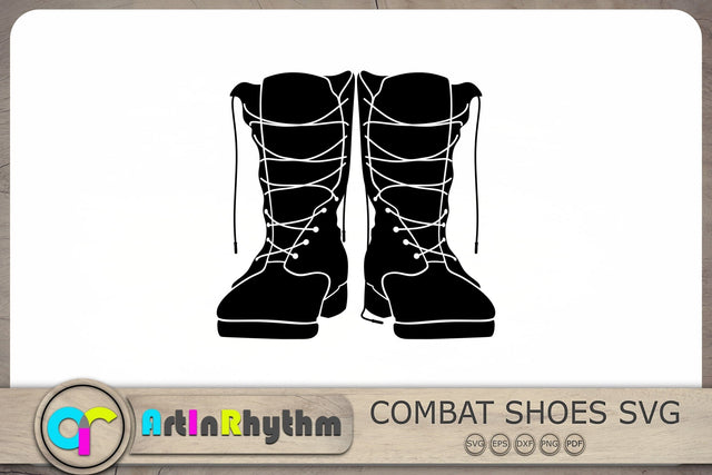Combat Shoes Svg, Shoes Svg, Soldier Svg SVG Artinrhythm shop 