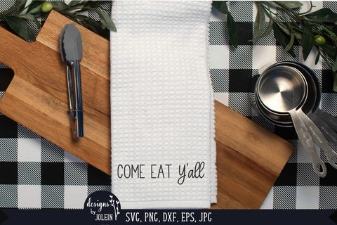 Come Eat Y'all SVG SVG Designs by Jolein 