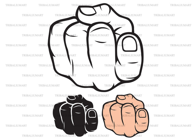 Come here gesture SVG TribaliumArtSF 