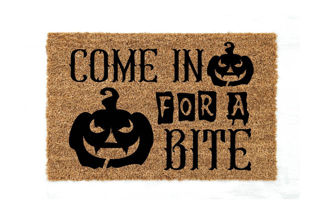 Come in for a bite SVG, Halloween Doormat SVG SVG Paper Switch 