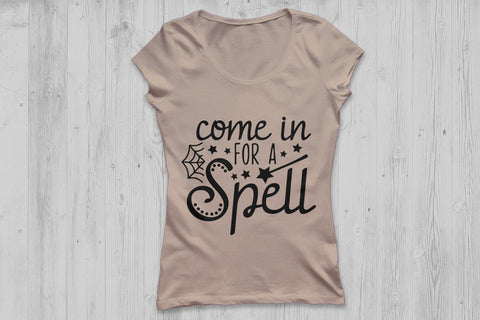 Come In For A Spell| Halloween Witch SVG Cutting Files. SVG CosmosFineArt 