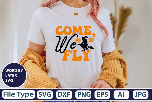 Come, We Fly SVG Cut File SVG DesignPlante 503 