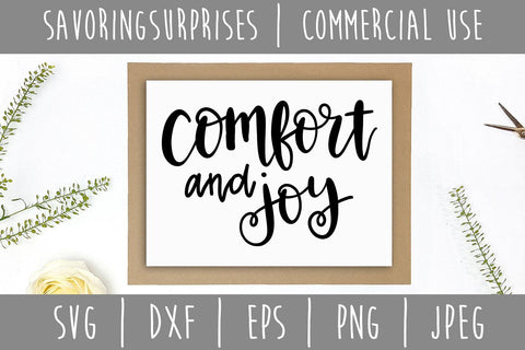 Comfort and Joy SVG SavoringSurprises 