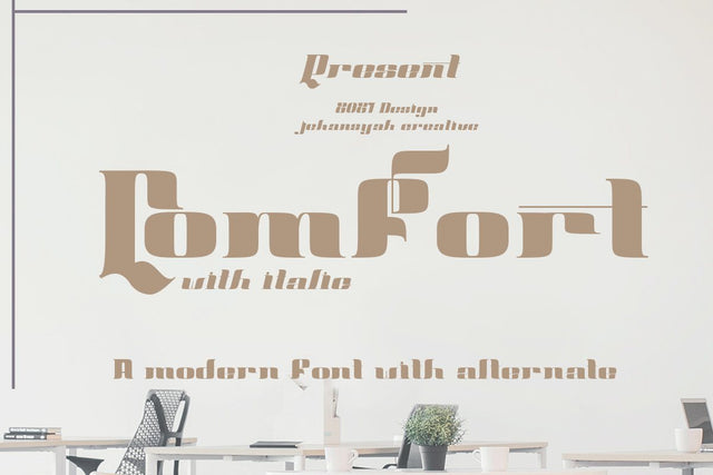 Comfort Font JH-CreativeFont 