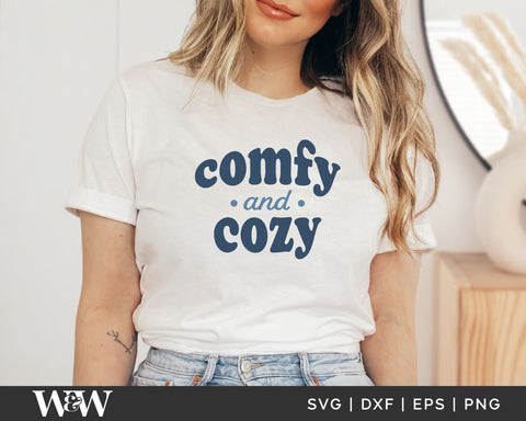 Comfy and Cozy SVG | Christmas SVG SVG Wood And Walt 