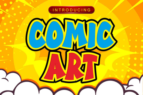 Comic Art Fonts Font Fox7 By Rattana 