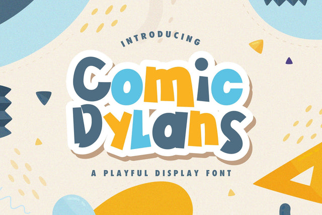 Comic Dylans - Playful Display Font Font StringLabs 