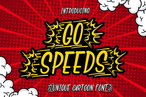 Comic Speeds Font Kotak Kuning Studio 