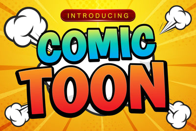 Comic Toon Font SVG Fox7 By Rattana 