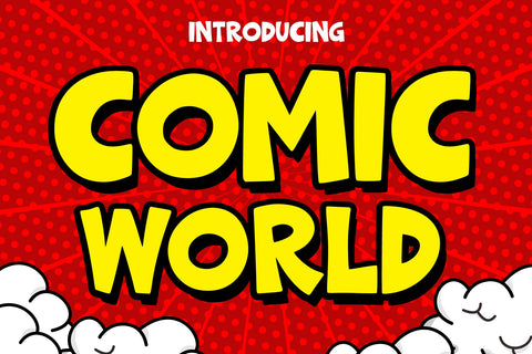 Comic World Fonts Font Fox7 By Rattana 