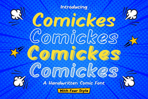 Comickes Font Allouse.Studio 