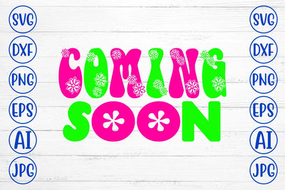 Coming Soon Retro SVG SVG Syaman 