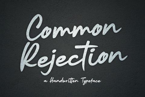 Common Rejection Font Dumadistyle 