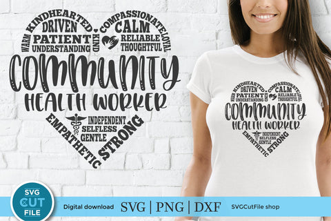 Community Health worker svg subway art SVG SVG Cut File 