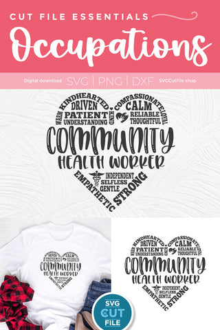 Community Health worker svg subway art SVG SVG Cut File 
