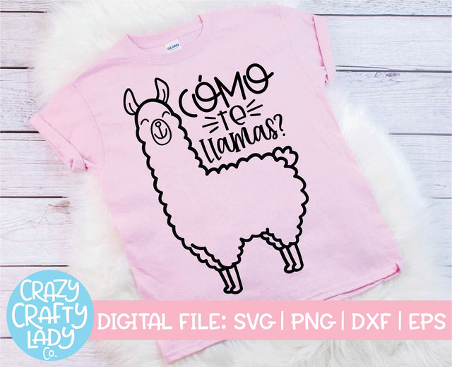 Como Te Llamas? | Cinco de Mayo SVG Cut File SVG Crazy Crafty Lady Co. 