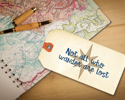 Compass Rose Not all Who Wander are Lost SVG Designed by Geeks 
