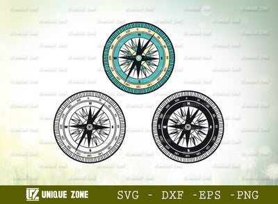 Compass SVG Cut File, Nautical Compass Svg, Mountain Compass Svg, Travel Compass Svg, Compass Rose Svg, Compass Star Svg, Compass Monogram, SVG Unique Zone 