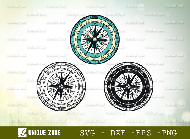 Compass SVG Cut File, Nautical Compass Svg, Mountain Compass Svg, Travel Compass Svg, Compass Rose Svg, Compass Star Svg, Compass Monogram, SVG Unique Zone 