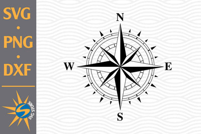 Compass SVG, PNG, DXF Digital Files Include SVG SVGStoreShop 