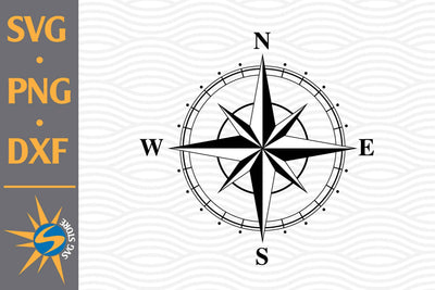 Compass SVG, PNG, DXF Digital Files Include SVG SVGStoreShop 
