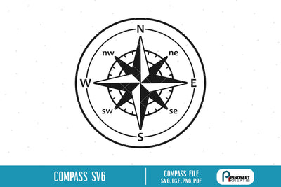 Compass Svg SVG Pinoyart Kreatib 