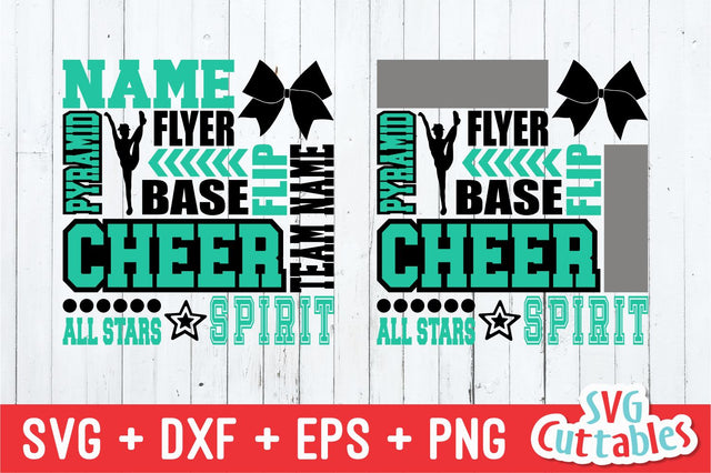 Competitive Cheer Subway Art SVG Svg Cuttables 